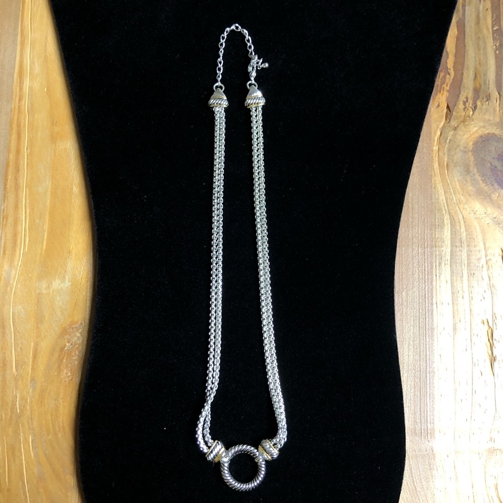 Circle Disc Necklace - image 3